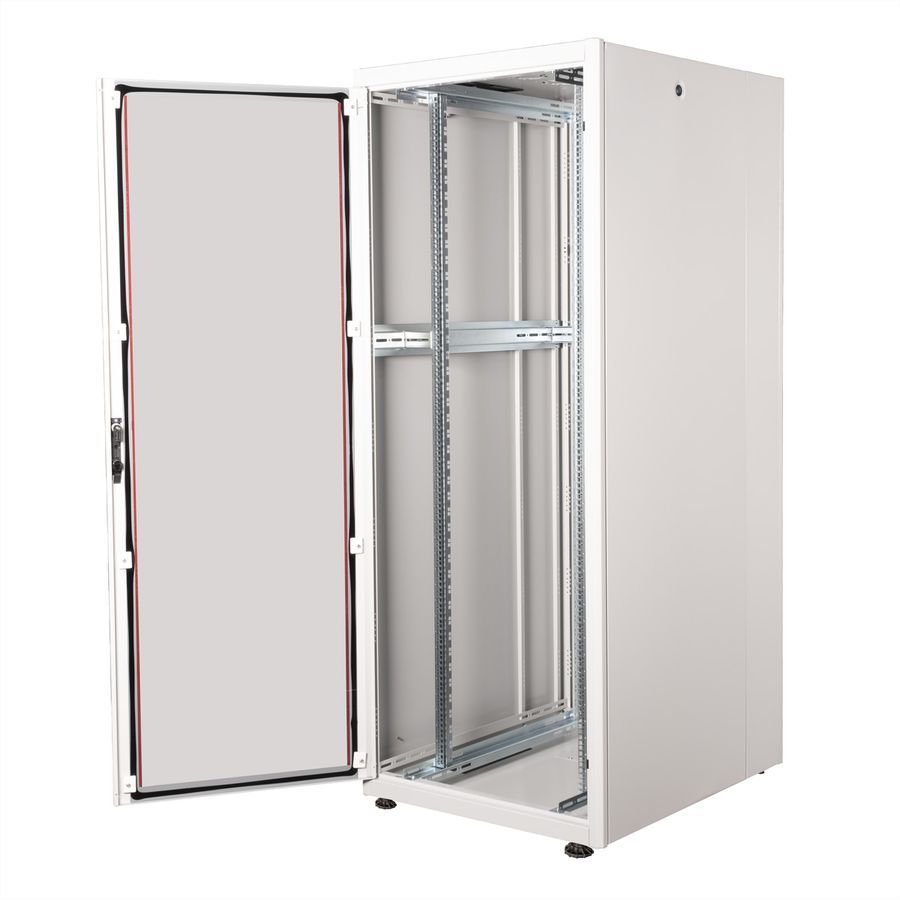 ROLINE 19" Baie réseau Basic 42U, 800x1000 LxP Porte verre gris