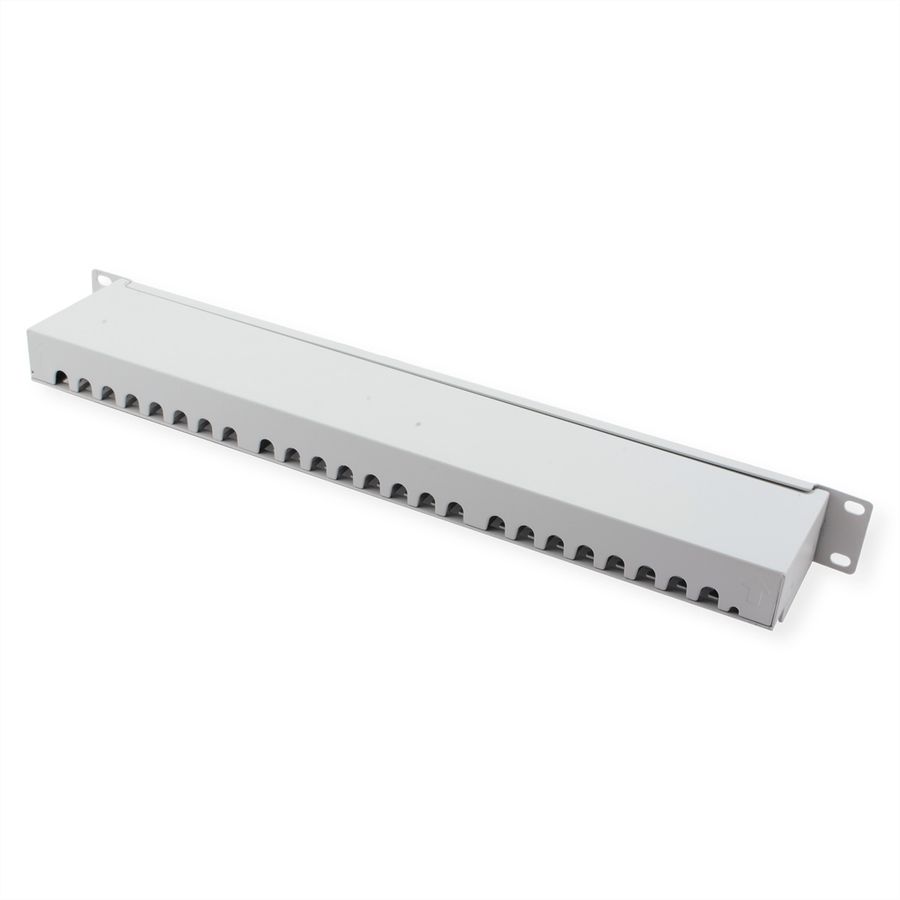 VALUE Panneau de brassage Cat.6A (Classe EA) 19", 24 ports, STP, gris