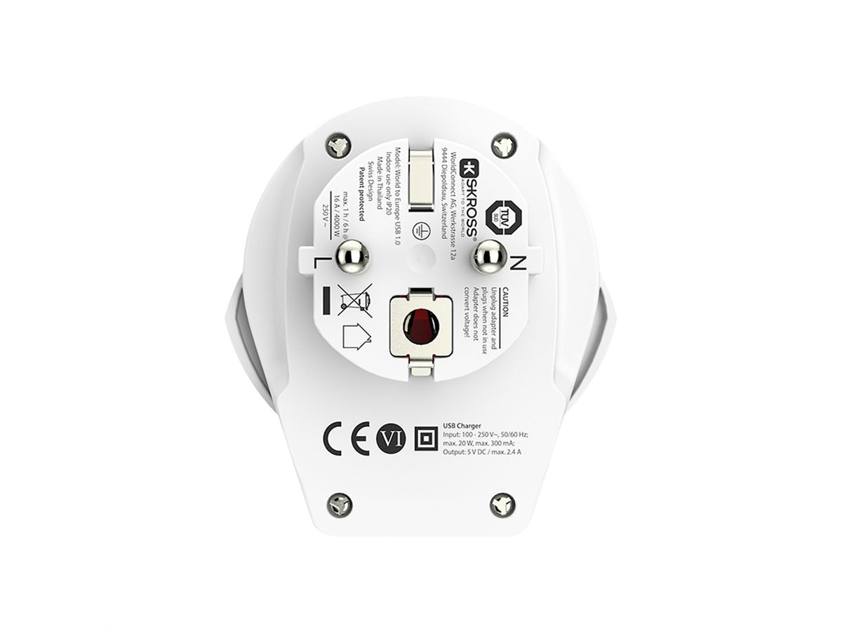 SKROSS Du monde à l'Europe + USB