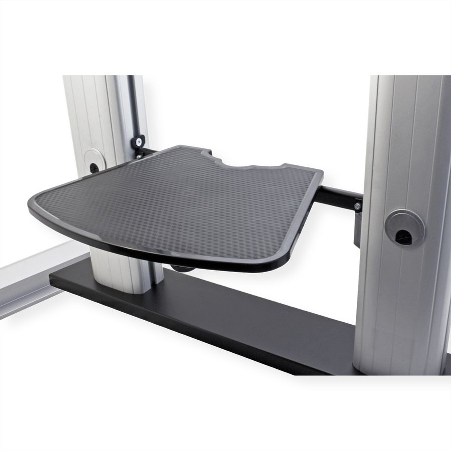 ROLINE Support LCD/TV sur roues, jusqu'à 100kg, argent