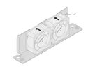 Support de ventilateur SCHROFF Interscale avec ventilateurs, 1 U, 399W, 310D, 5 ventilateurs (40 x 40 x 20)