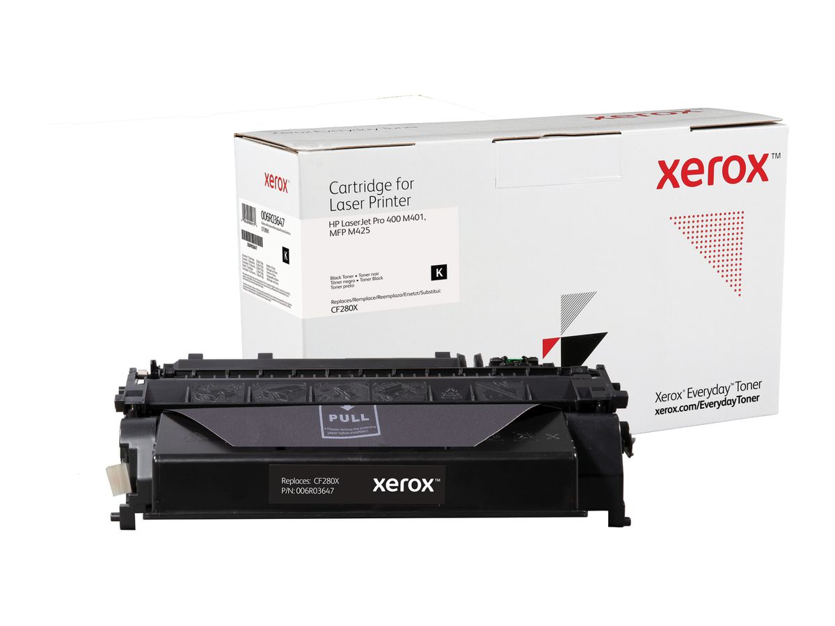 Everyday Toner Noir compatible avec HP 80X (CF280X), Très grande capacité