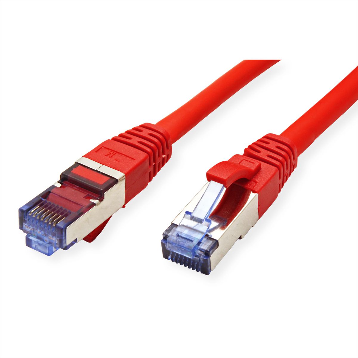 Cordon VALUE Cat.6A (Classe EA) / 10 Gigabit S/FTP, LSOH, rouge, 5 m