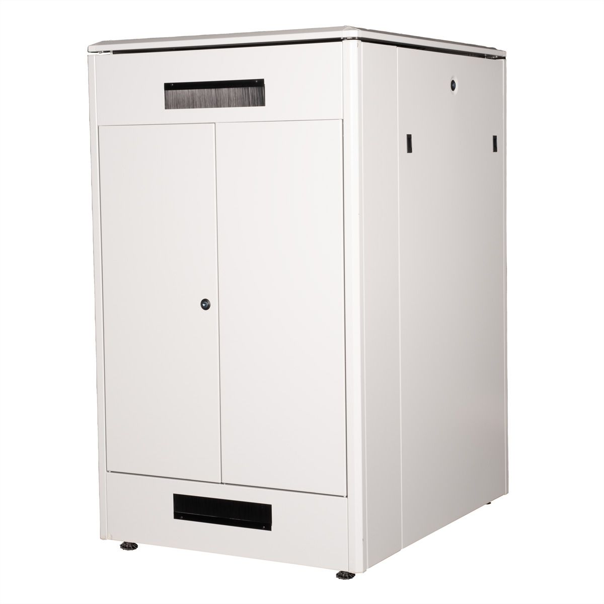 ROLINE 19" Baie réseau Pro 26U, 800x1000 LxP Porte verre gris