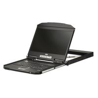 ATEN CL3700NW Console LCD de 18,5" à un seul rail et à très faible profondeur (USB, HDMI), FR-Layout