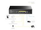 CUDY GS1005PTS Switch 5 ports Gigabit PoE+, 1x SFP 120W