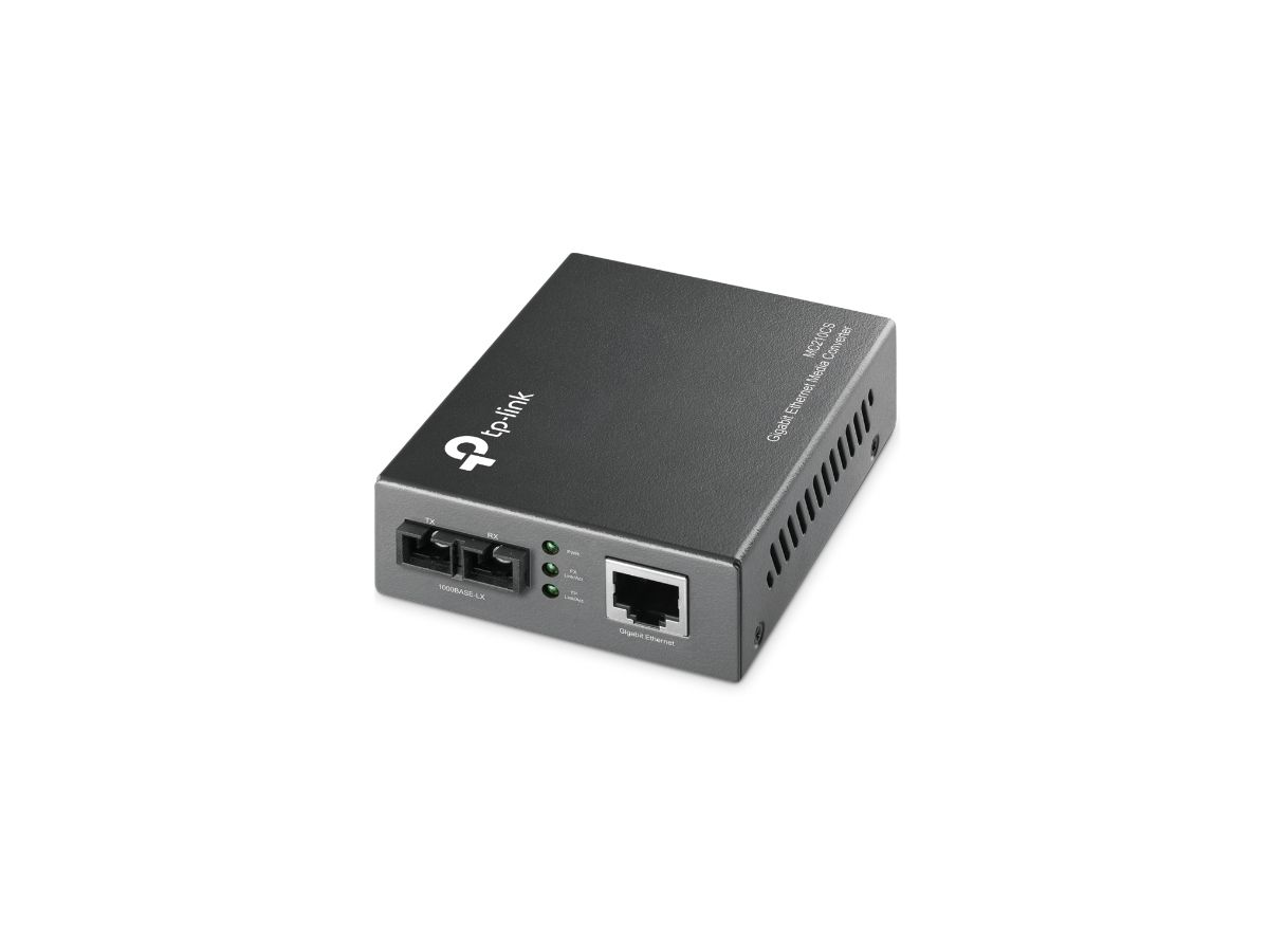 TP-Link MC210CS convertisseur de support réseau 1000 Mbit/s 1310 nm Monomode Noir