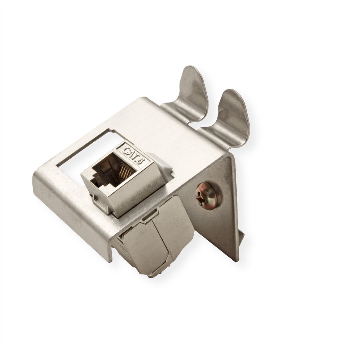 ROLINE Adaptateur pour rail DIN, vide, pour 2 Keystones