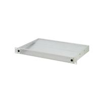 Déflecteur d'air SCHROFF 1 U pour tiroir de ventilation 19", 6 ventilateurs, face avant perforée, 330 mm, RAL 7035