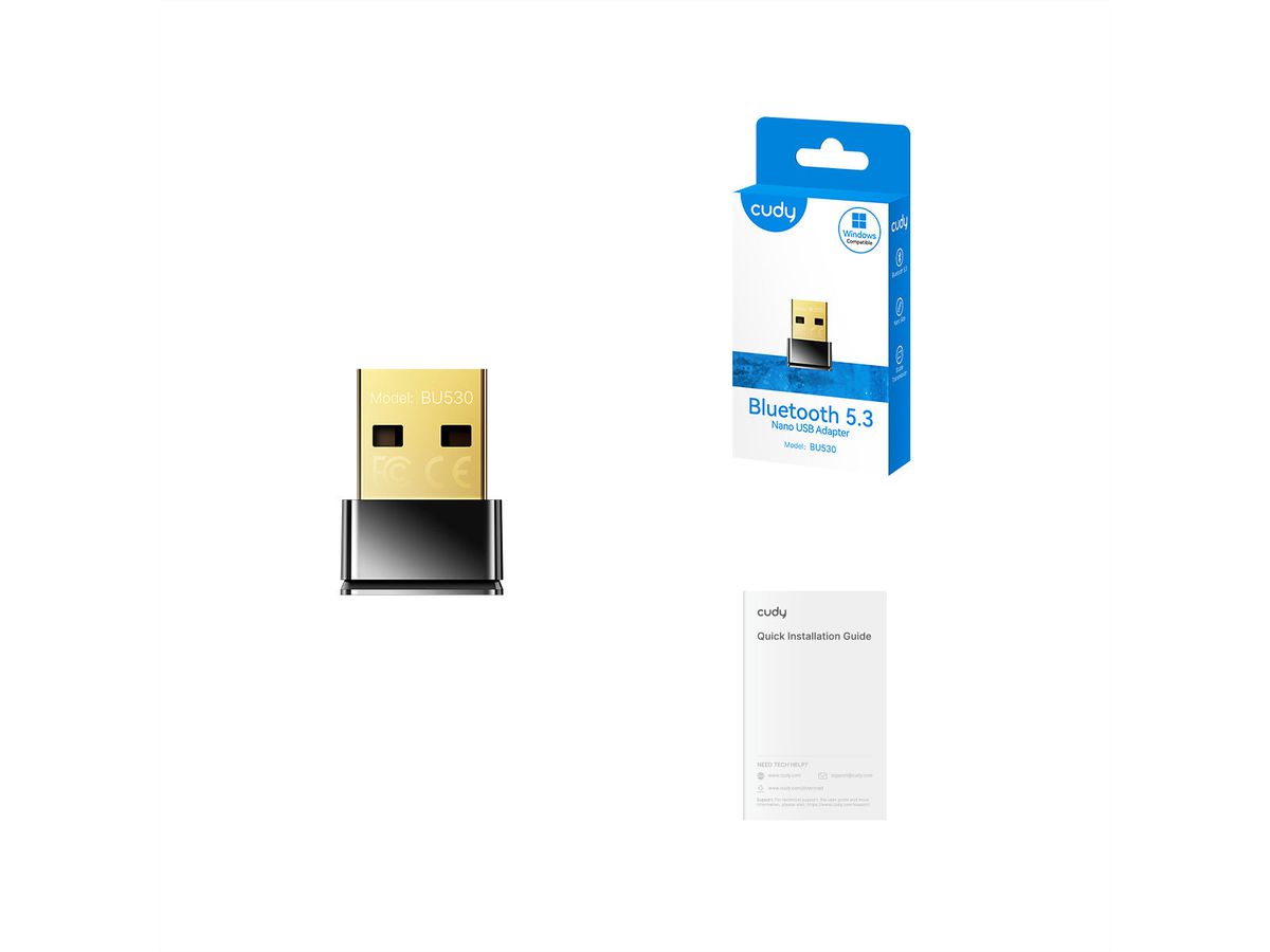 CUDY BU530 Adaptateur Nano USB Bluetooth 5.3