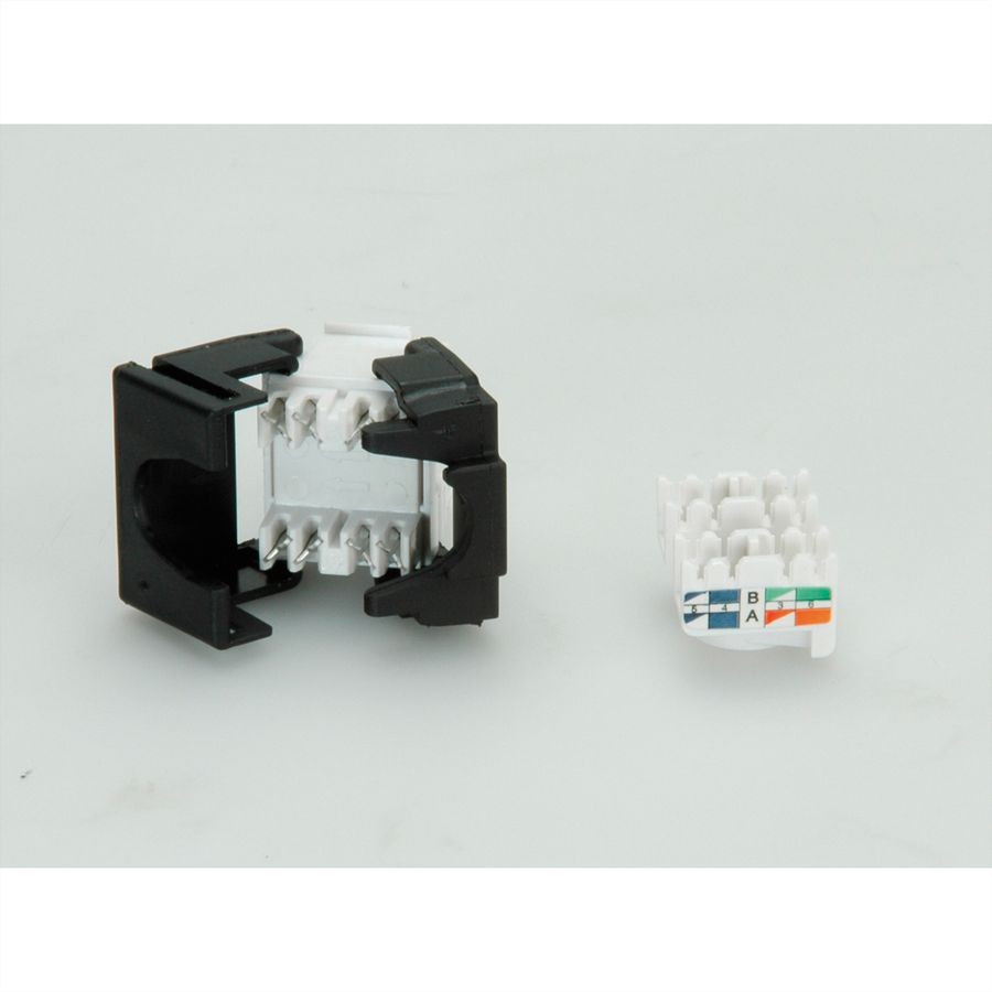 VALUE Keystone Cat.6 (Classe E) , non-blindé, sans outillage, blanc