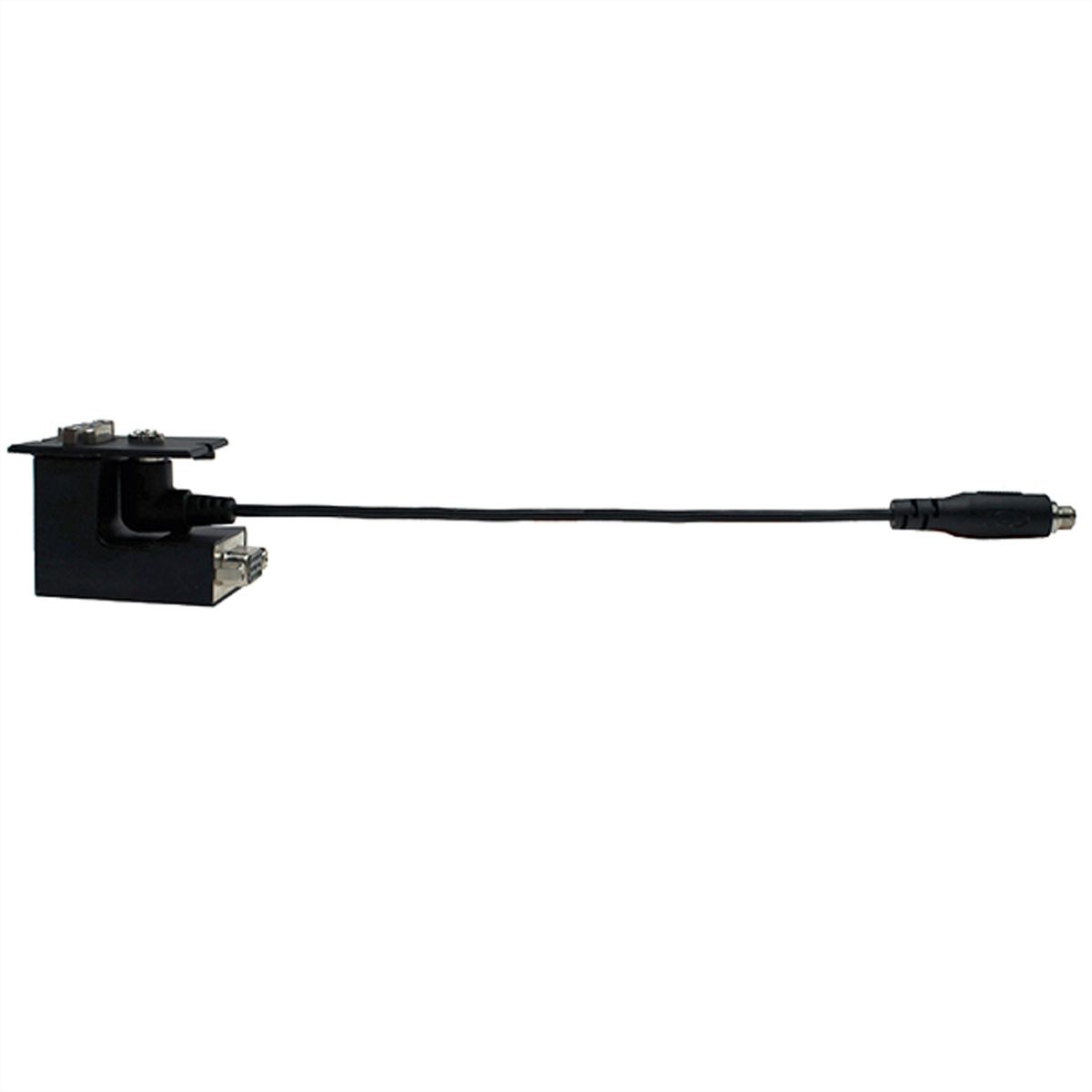 BACHMANN Cadre 1xVGA+ 3,5mm, Sortie sur côté à 90°