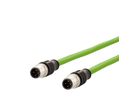 METZ CONNECT Câble Ethernet industriel M12, codage D, 1 m