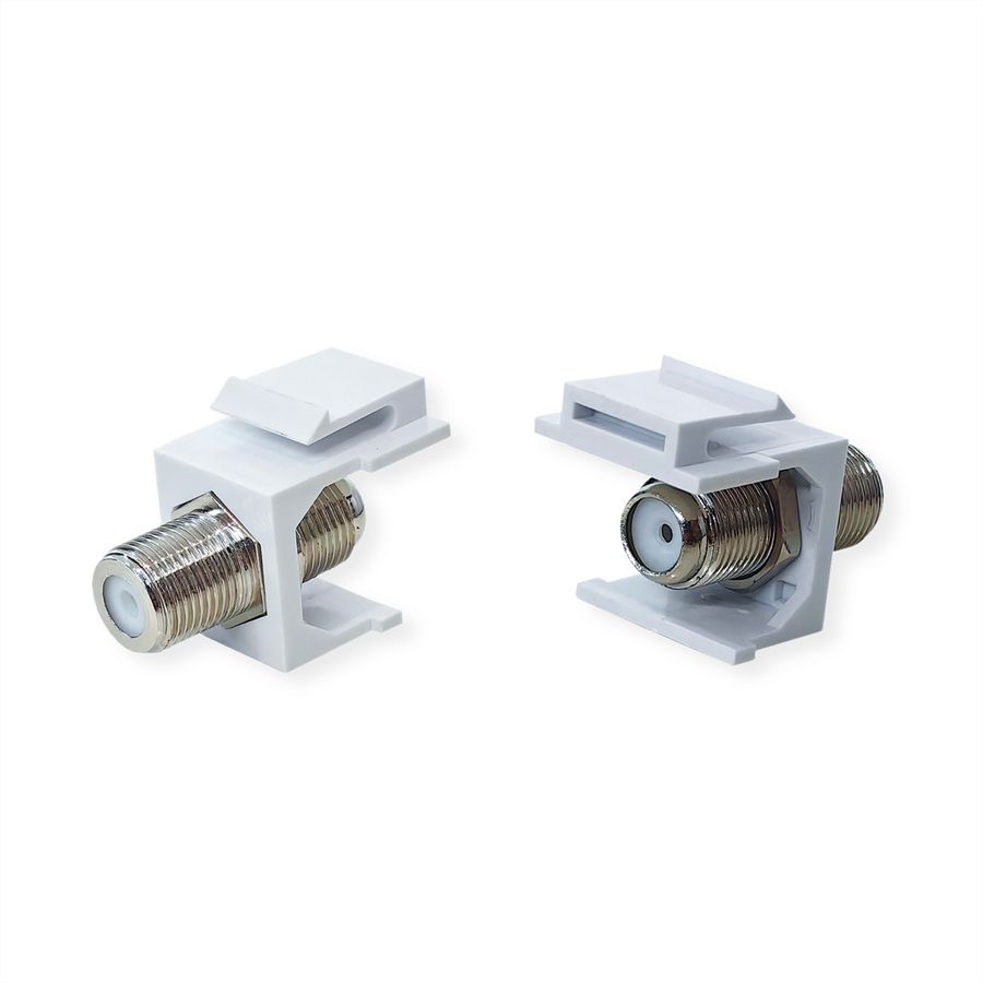 VALUE Coupleur Keystone type F, plastique