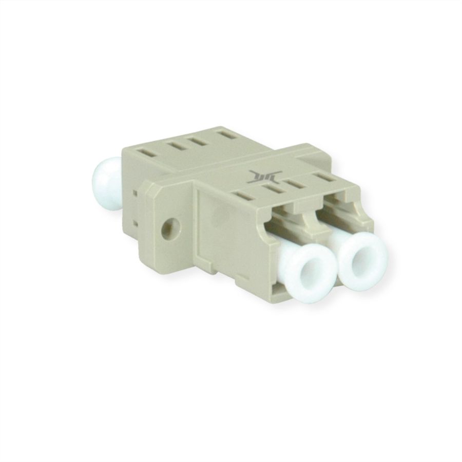 TELEGÄRTNER Coupleur LD Duplex, Multimode, Manchon en céramique, boîtier en plastique, beige, Z77