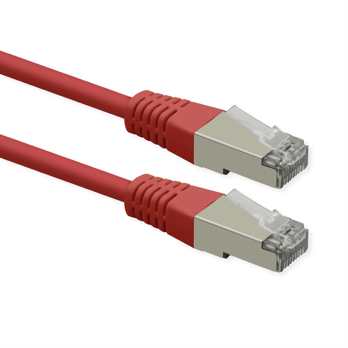 ROLINE Cordon Cat.6 (Classe E), PoE, S/FTP (PiMF) , rouge, 5 m
