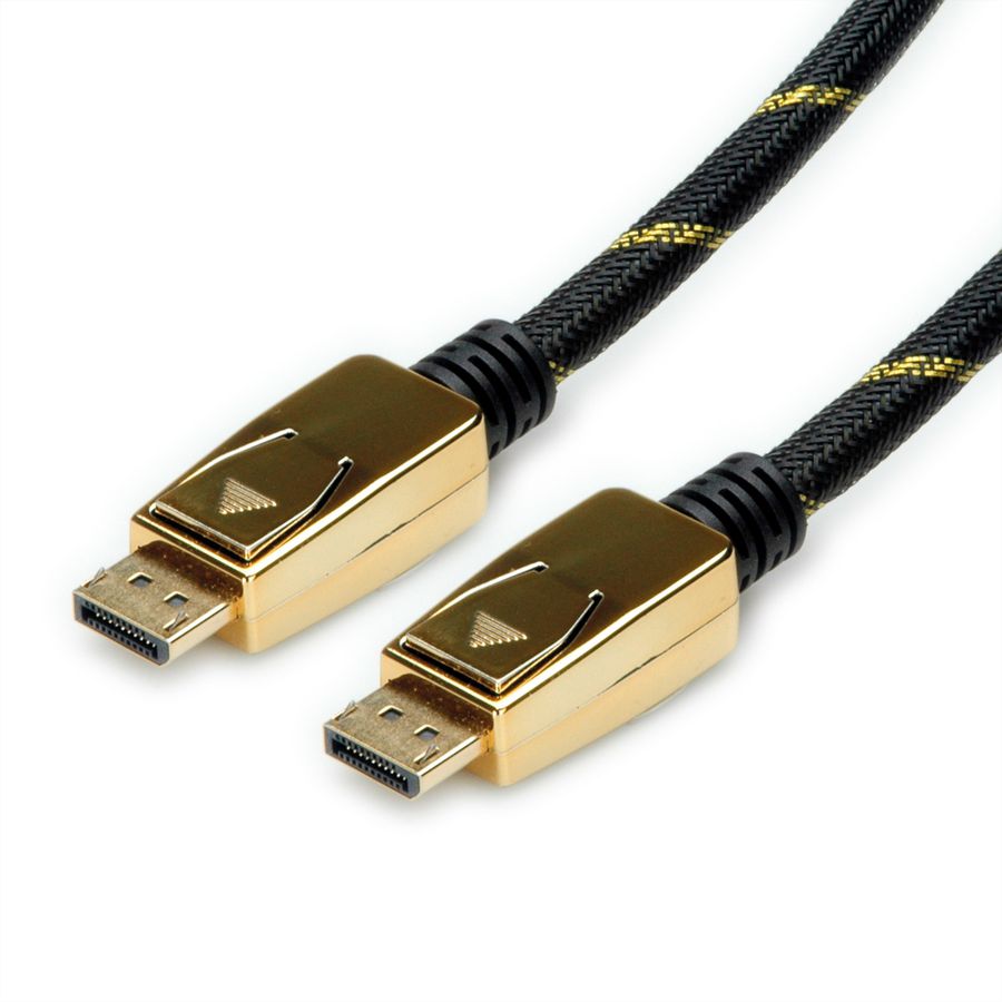 ROLINE GOLD Câble DisplayPort, v1.4, DP M - DP M, 2 m
