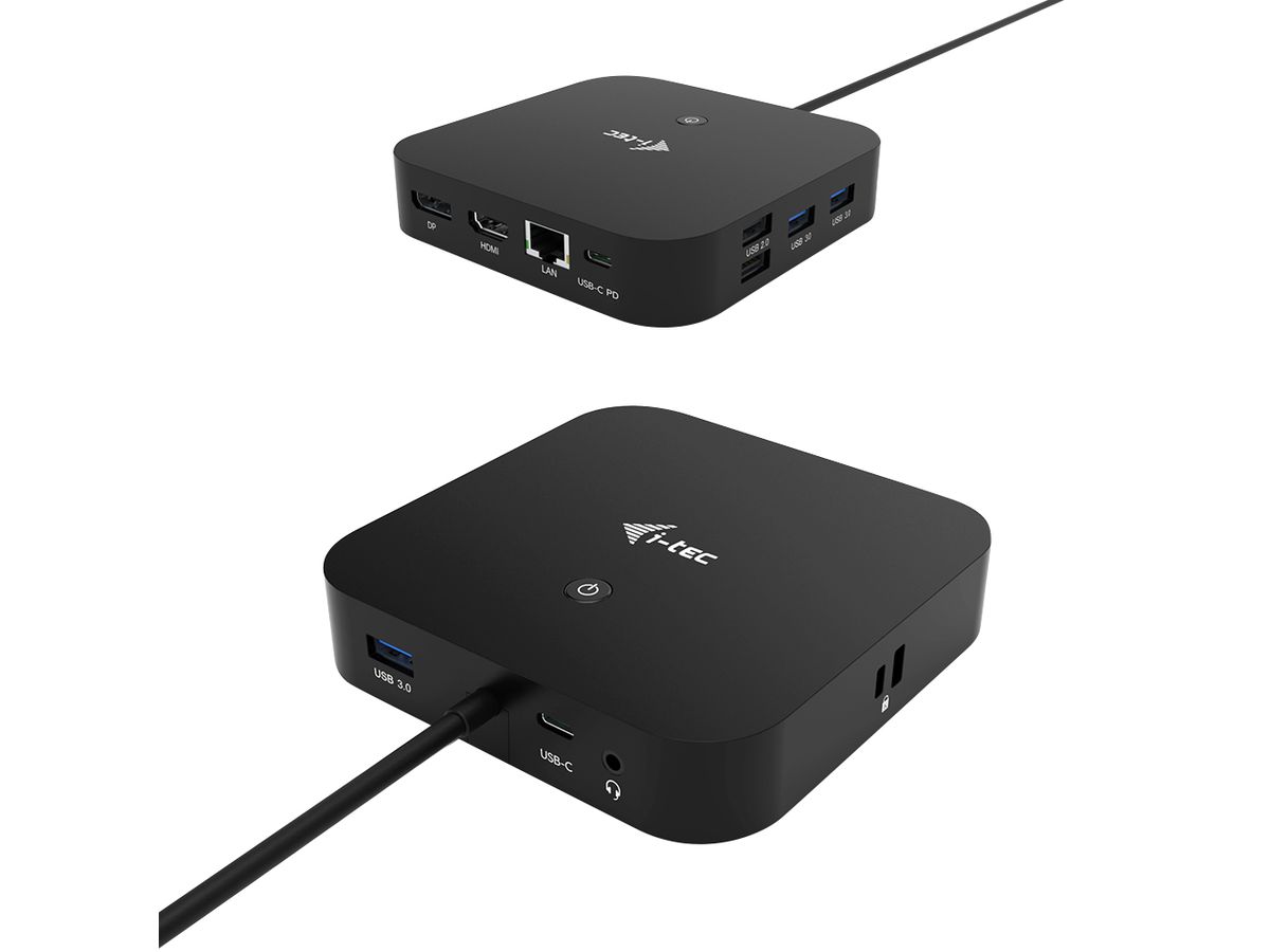 i-tec USB-C HDMI DP Docking Station with Power Delivery 100 W