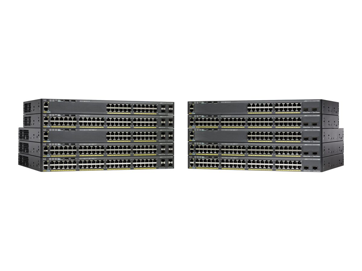 Cisco Small Business C2960X24TS-L, Refurbished Géré L2/L3 Gigabit Ethernet (10/100/1000) 1U Noir