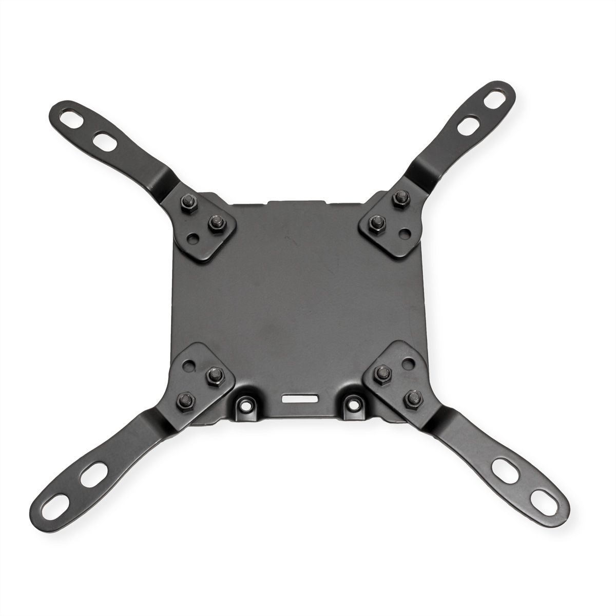 ROLINE Support LCD lourd, montage sur bureau, 4 articulations, jusqu'à 22/27 kg, noir