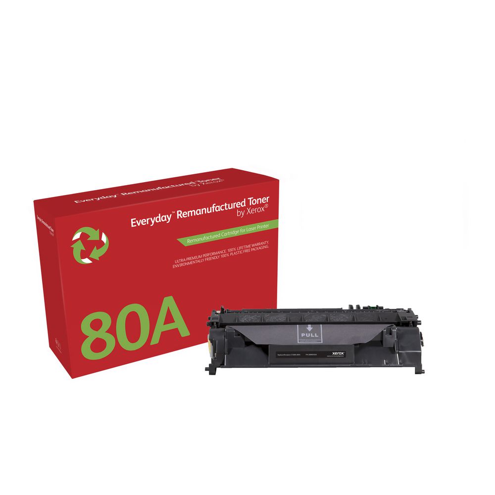 Remanufacturé Everyday Toner Noir de Xerox pour HP 80A (CF280A), Capacité standard