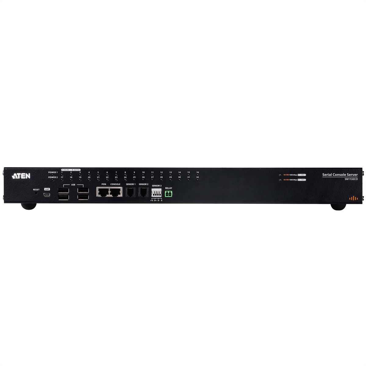 ATEN SN1132CO Serveur Console Série Série 32 ports avec double alimentation / SFP