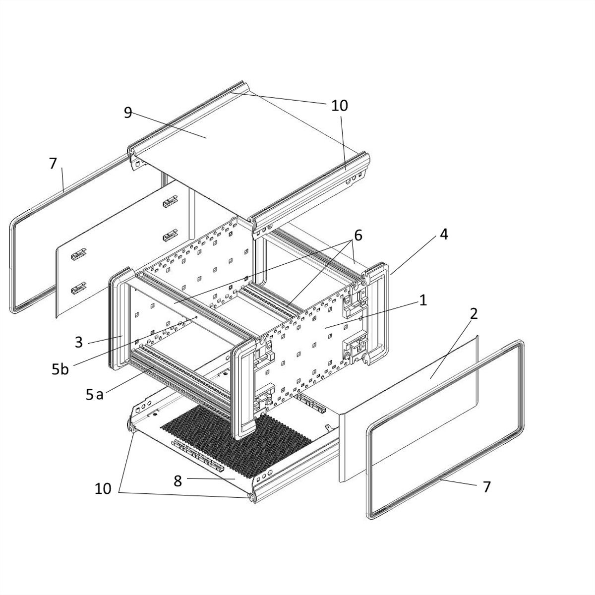 SCHROFF Ratiopac PRO STYLE 4U 42F 235P