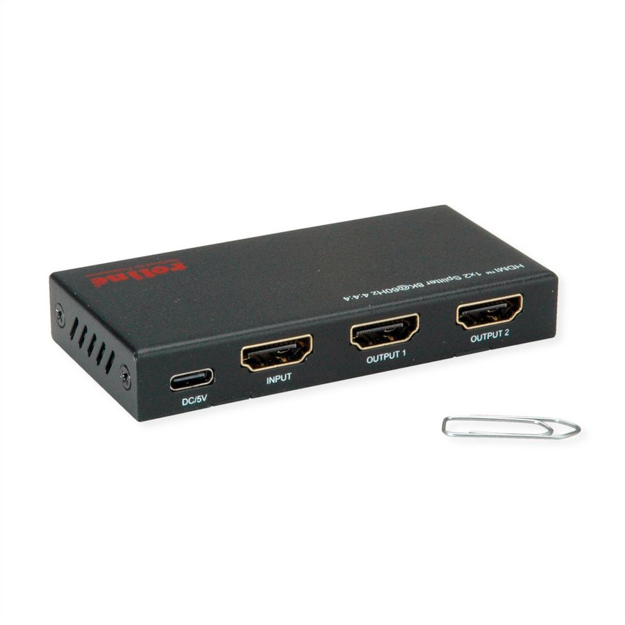 ROLINE Distributeur HDMI, 8K, 2 ports