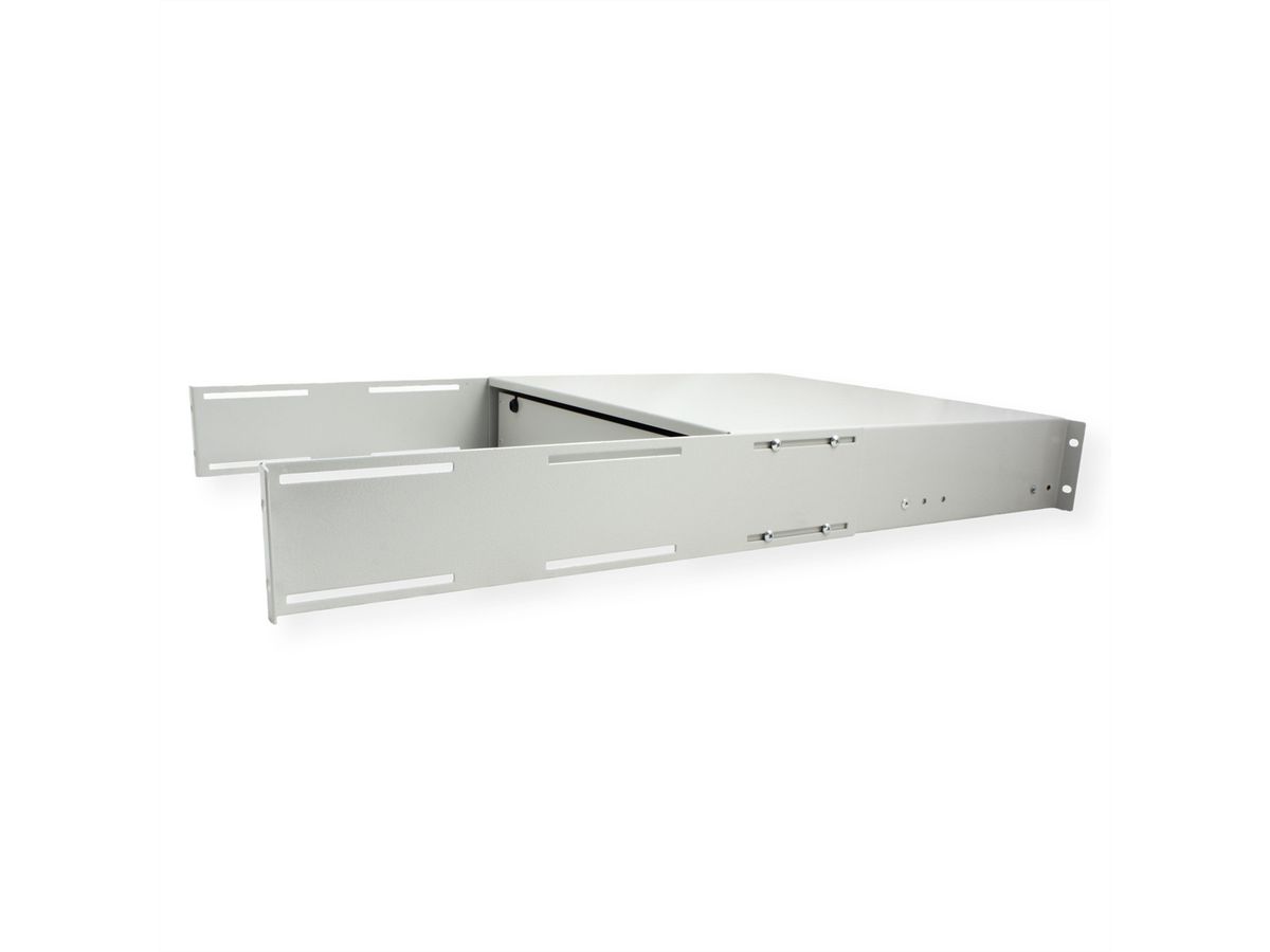 ROLINE 19" Tiroir pour clavier 2U, 400P fermable gris