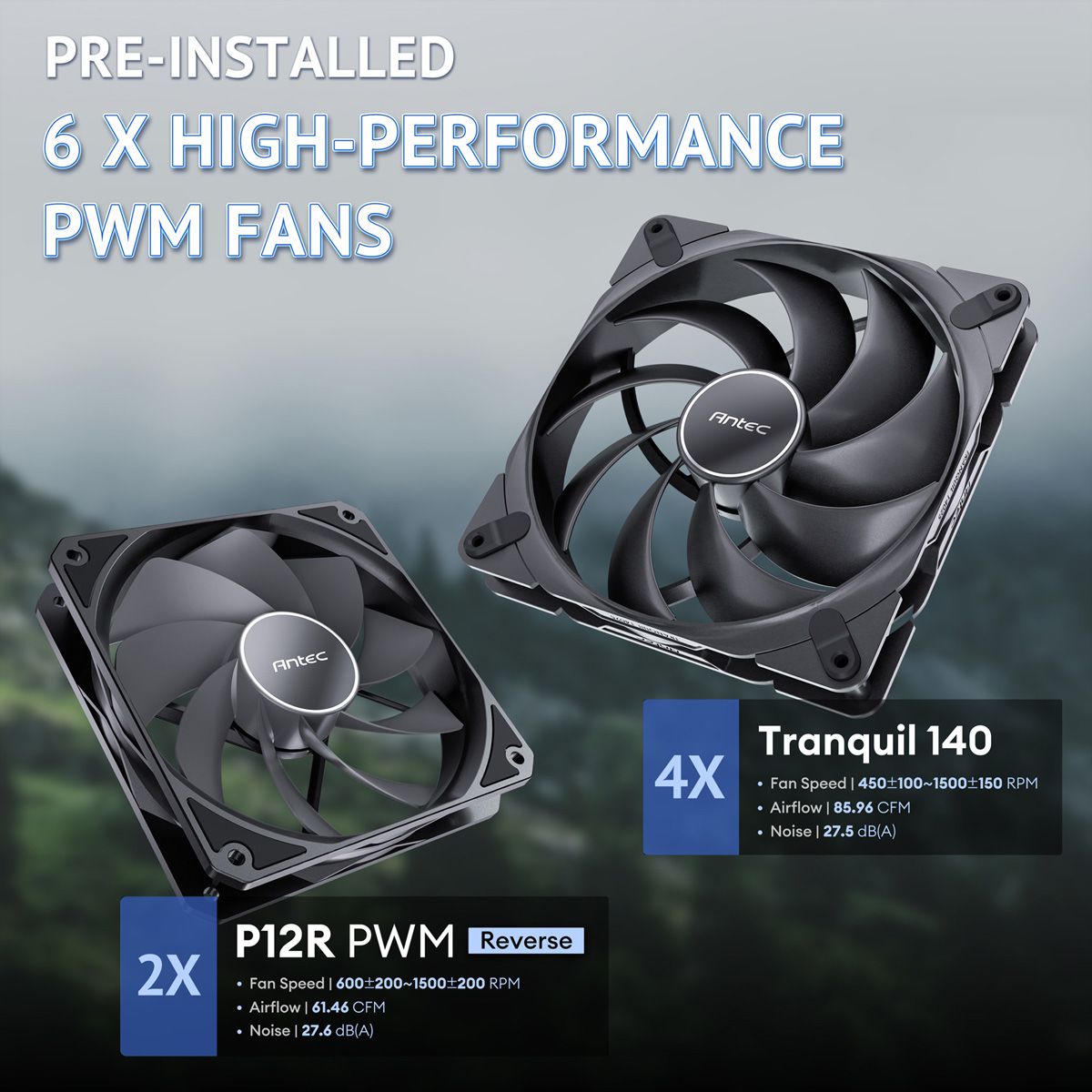 ANTEC FLUX PRO EUV Boîtier PC Big / Full Tower ATX, noir