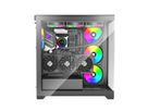 XILENCE Xilent Gleam X818.ARGB Gaming ATX PC noir, Tour RGB ATX Midi