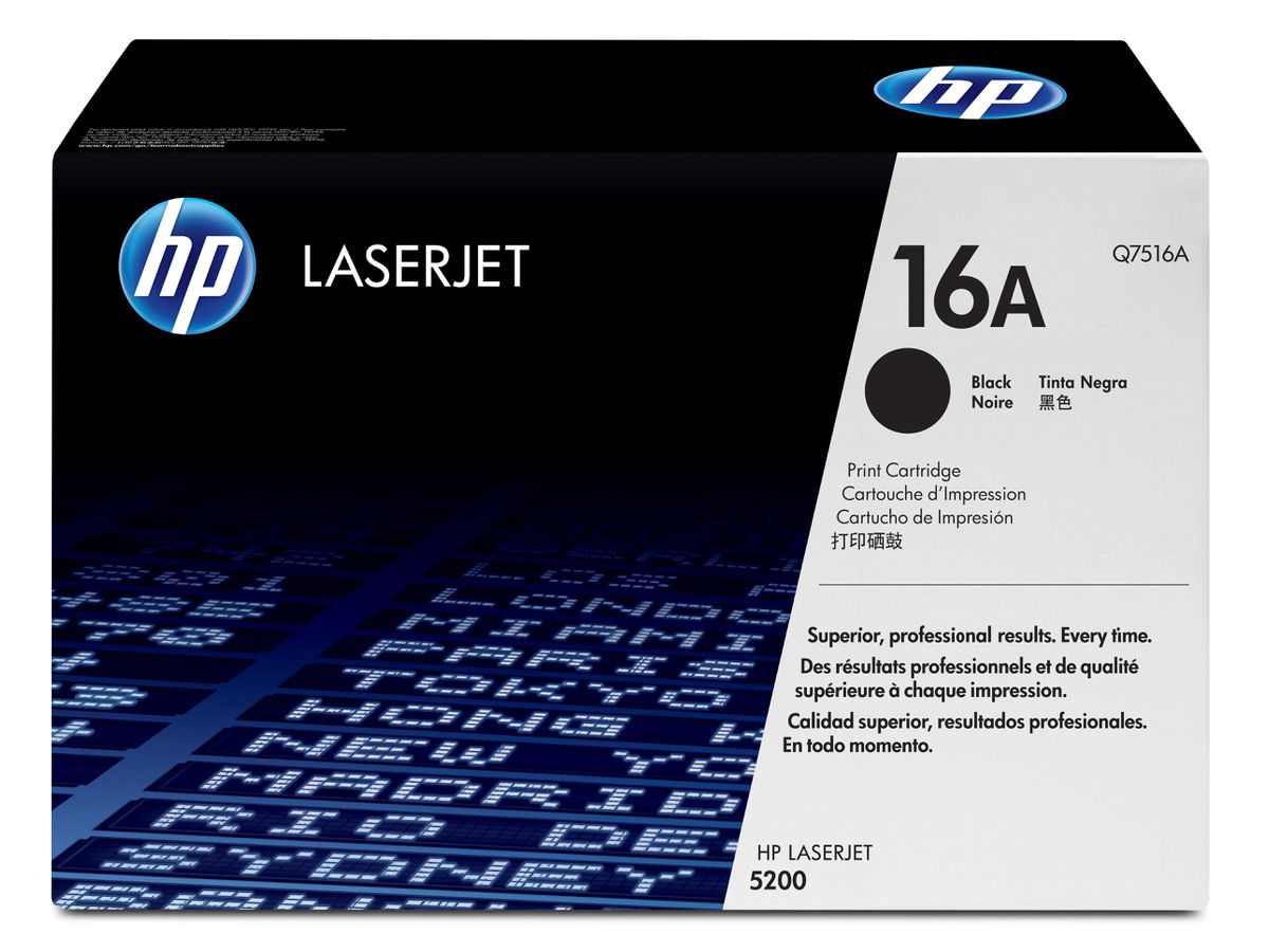 HP 16A toner LaserJet noir authentique