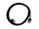 ROLINE Cordon Cat.6A (Classe EA) UTP, extra-plat, noir, 1 m