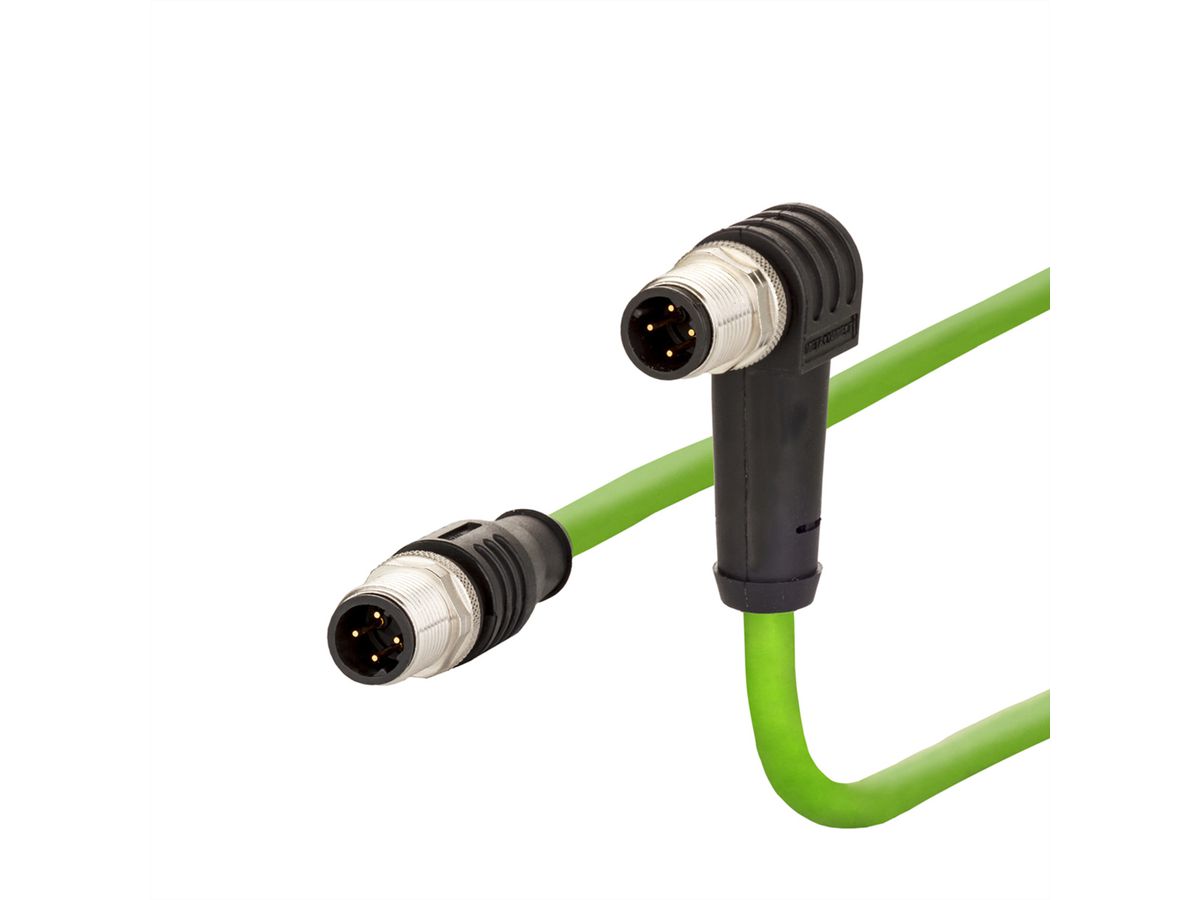 METZ CONNECT Câble Ethernet industriel M12, codage D, 1 m