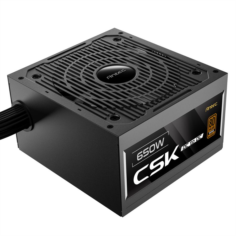 ANTEC CSK650DC Bloc d'alimentation PC 650W compatible ATX 2.52, noir