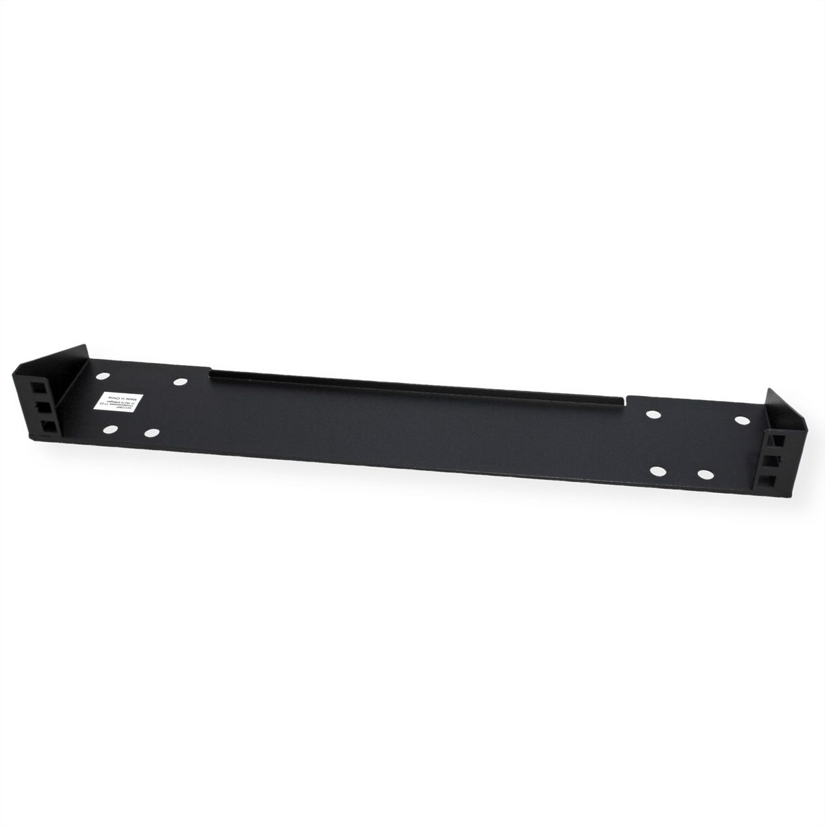 Support 19" mural / sous le bureau, 1 UH, noir