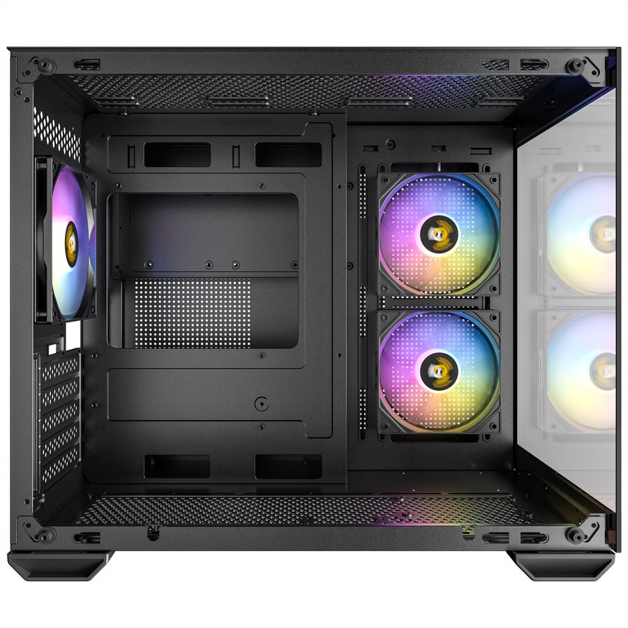 ANTEC CX600M ARGB B Boîtier PC Micro-ATX Gaming PC, noir