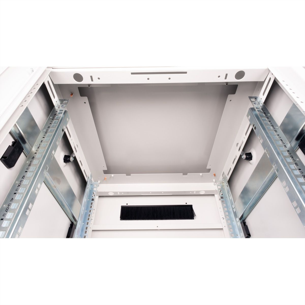 ROLINE 19" Baie réseau Pro 47U, 600x600 LxP Porte verre gris