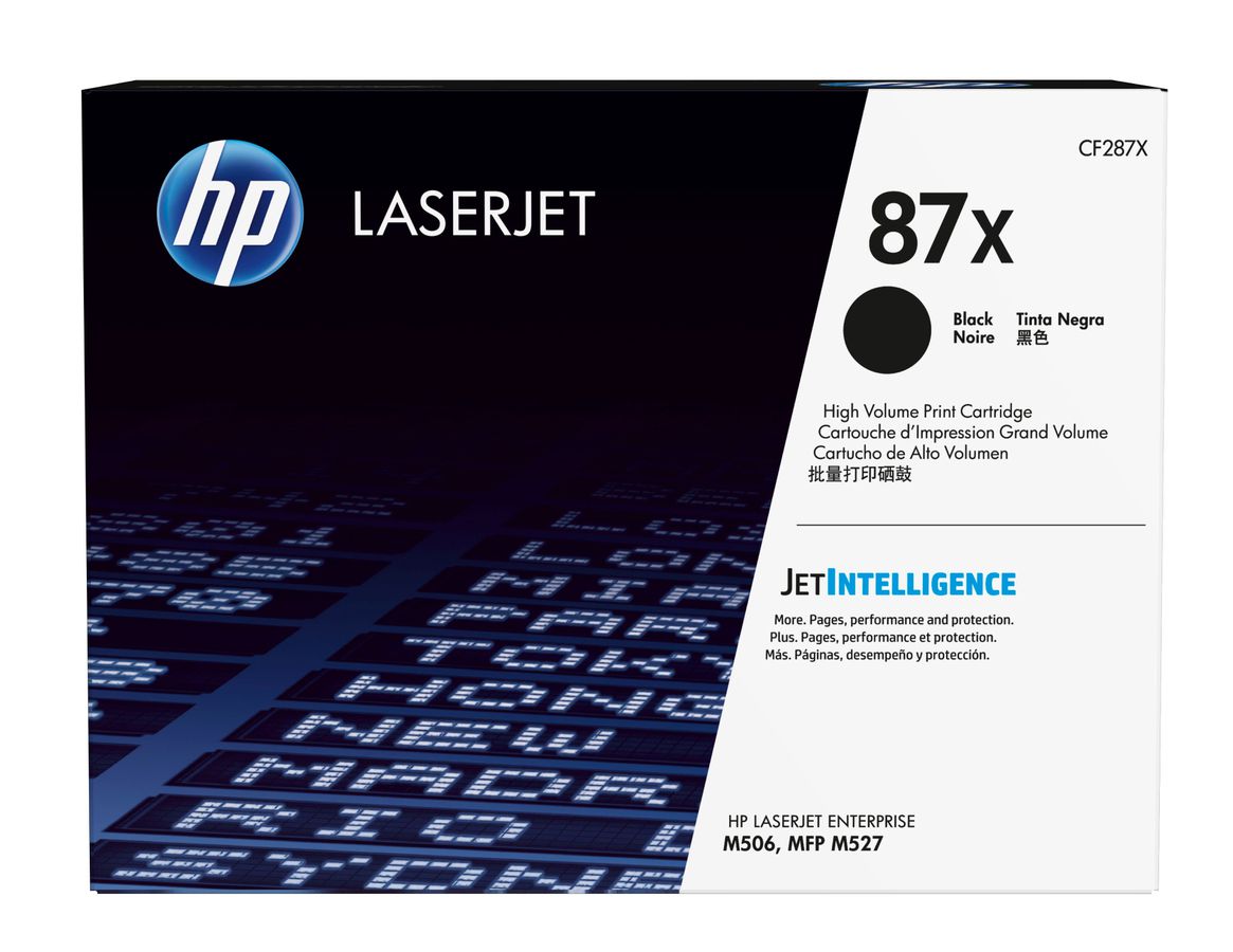 HP 87X toner LaserJet noir grande capacité authentique