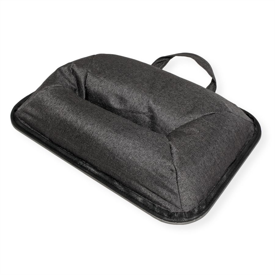 VALUE Support portable universel pour ordinateur portable/tablette avec coussin, gris