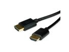 ROLINE Câble HDMI High Speed avec Ethernet, Slim, noir, 2 m