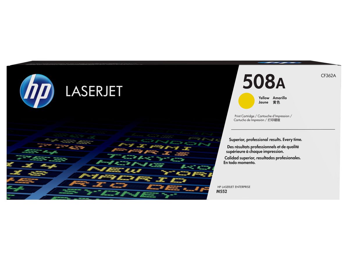 HP 508A toner LaserJet Jaune authentique