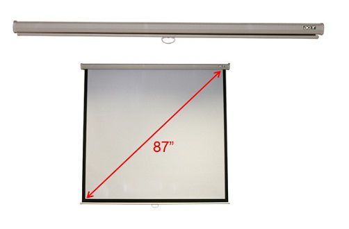 Acer M87-S01MW écran de projection 2,21 m (87") 1:1