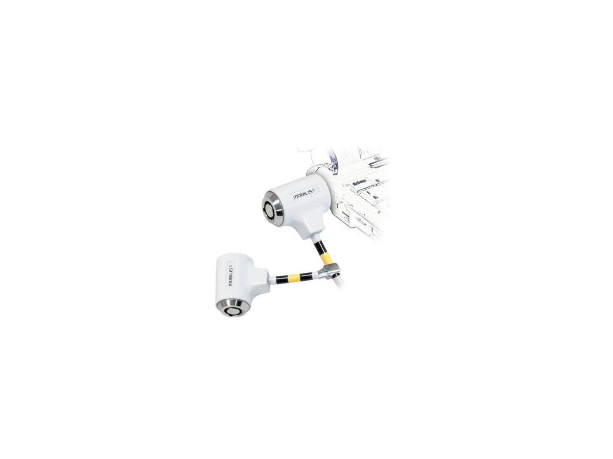 Mobilis 001226 1.8m Blanc câble antivol