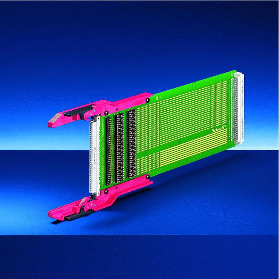 Adaptateur de test SCHROFF pour connecteur DIN type B, 3 U, 160 mm
