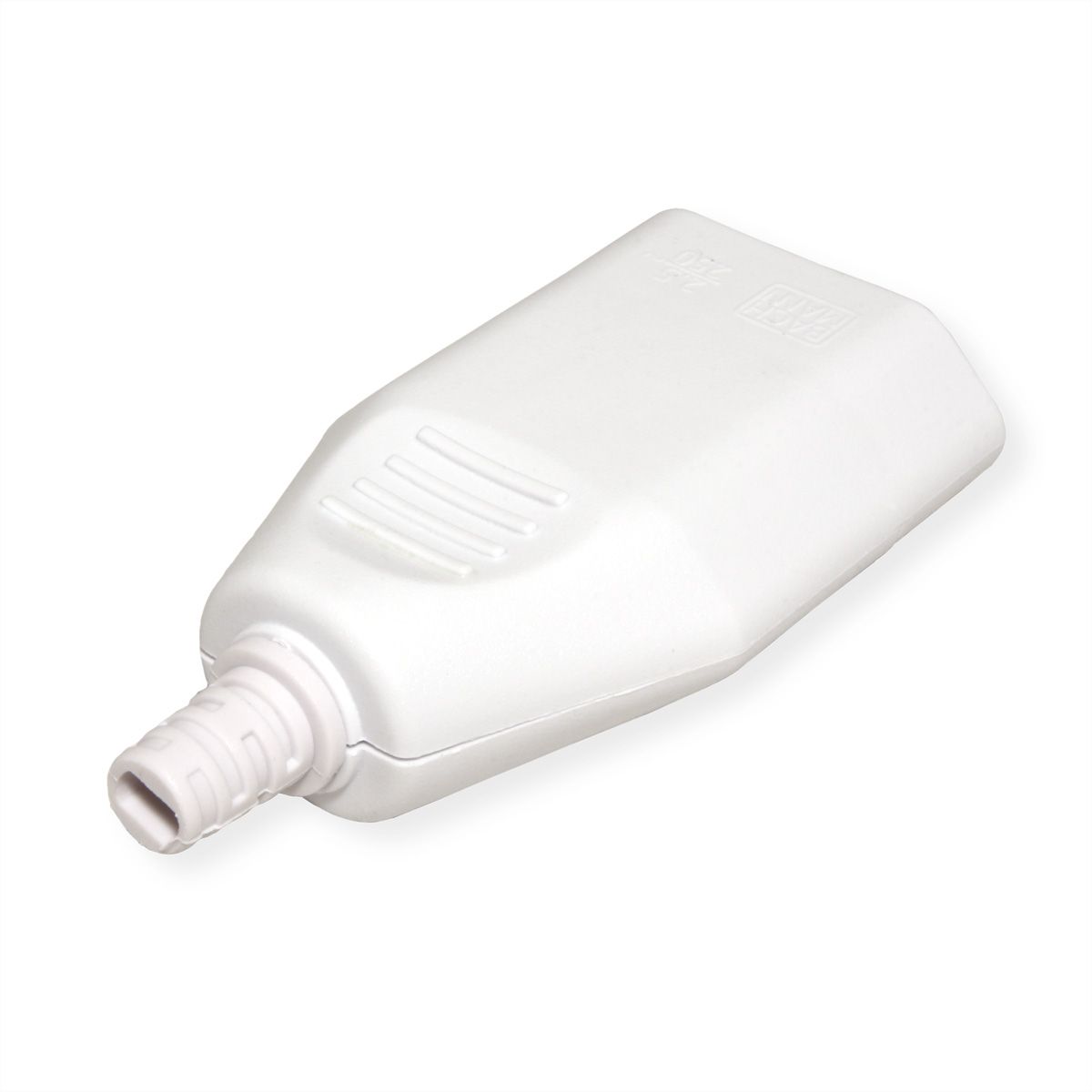BACHMANN Prise femelle plate Euro 2,5A/250VAC, blanc