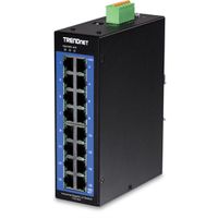 TRENDnet TI-G160i Switch industriel Rail DIN administrable L2 Gigabit à 16 ports
