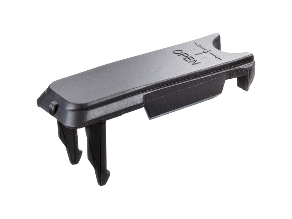 BACHMANN Câble spiralé H05VV-F3G1,5 mm² noir 4,0 m, verrouillage ISV