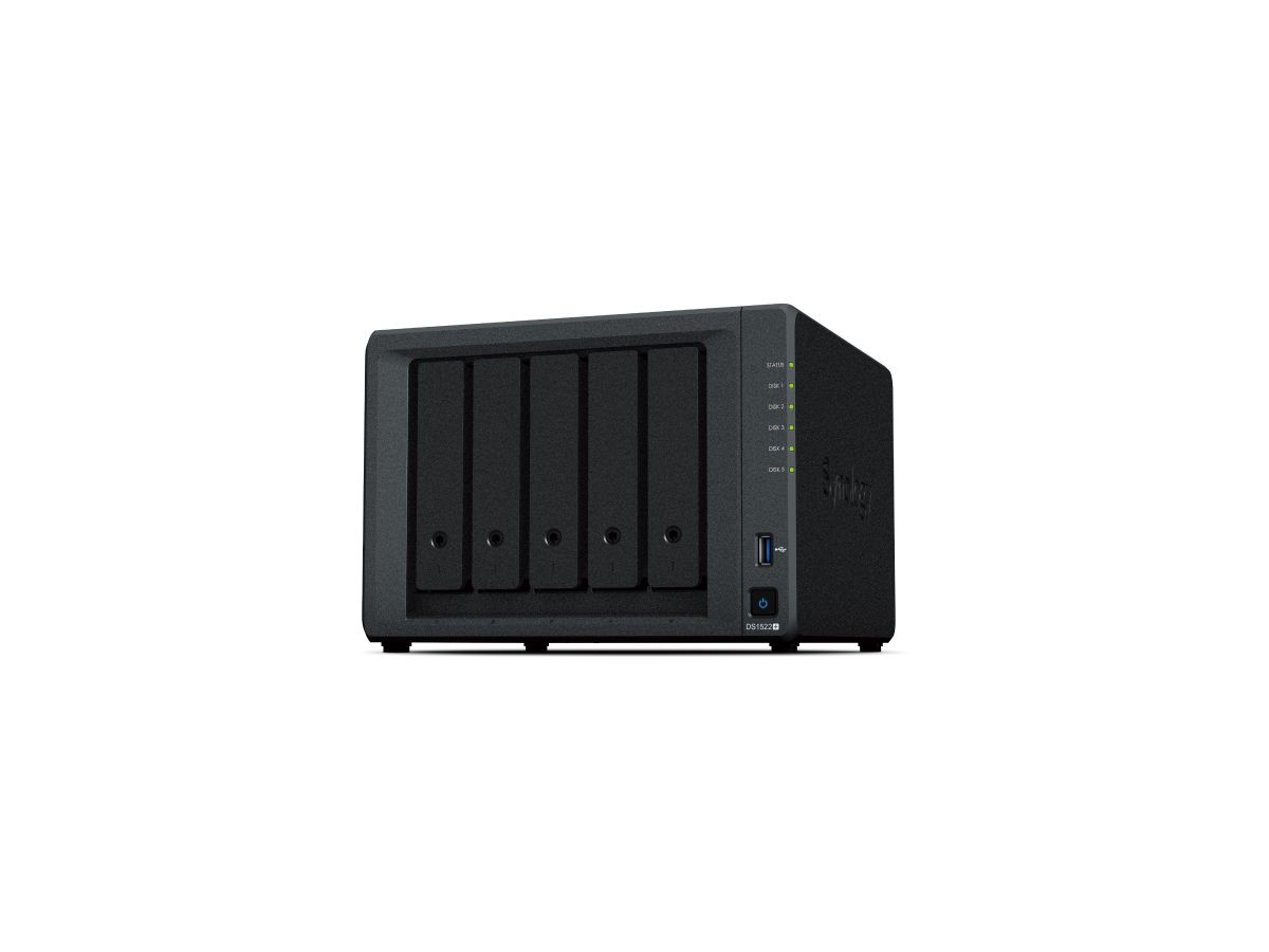 Synology DiskStation DS1522+ serveur de stockage NAS Tower Ethernet/LAN Noir R1600