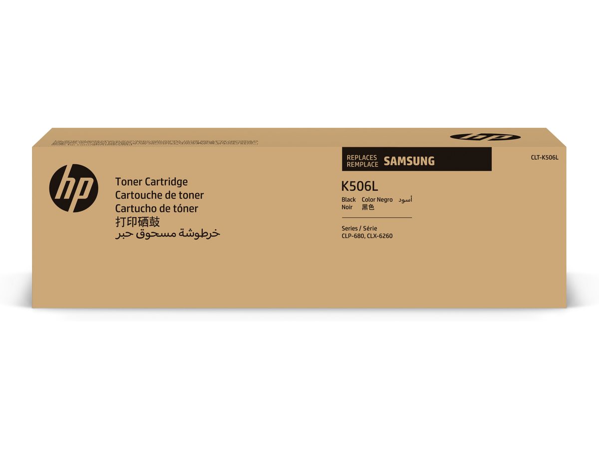 Samsung CLT-K506L Toner noir grande capacité authentique